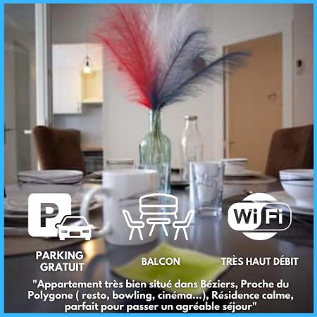 Le Cypres - Appartement Ideal Pour Vos Vacances Ou Vos Deplacements Professionnels A Béziers Exterior foto